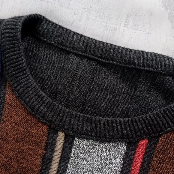 Vintage 90s Dad/Granpa Sweater Coogi Style SAMPLE - Picture 7 of 7